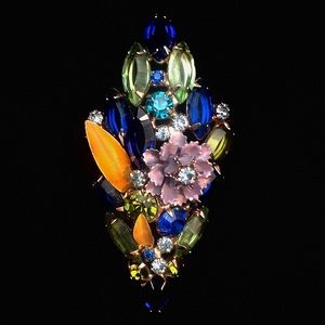 Hattie Carnegie Floral Brooch